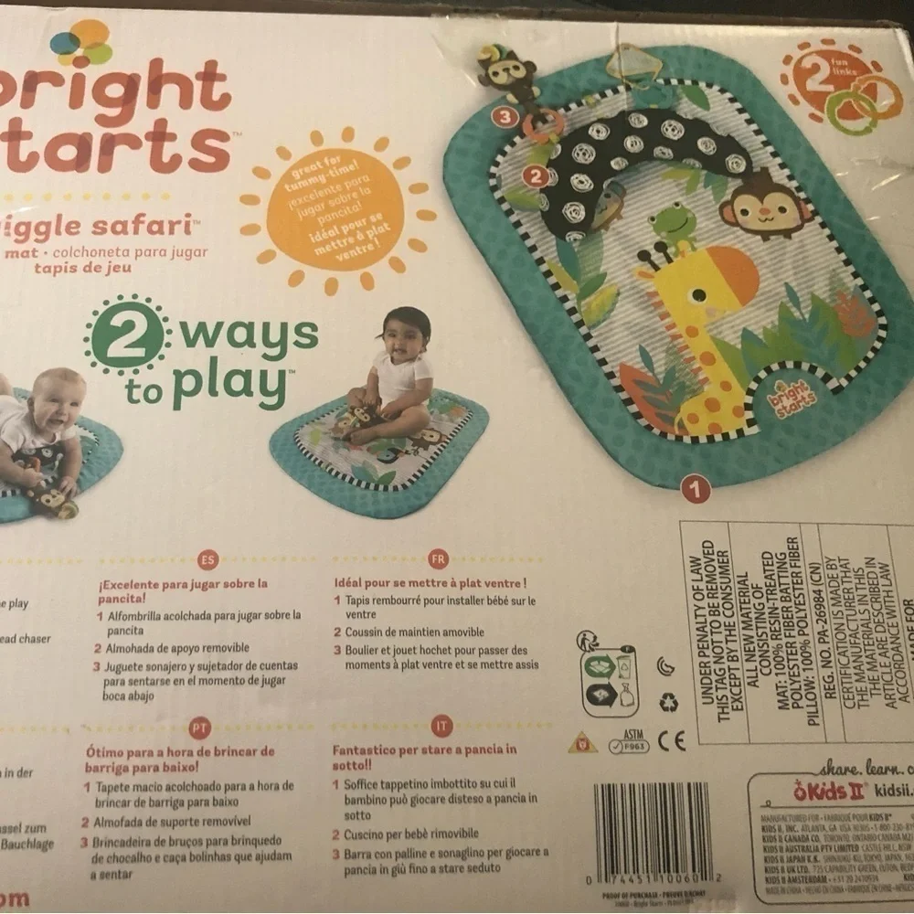 Bright Starts tummy sit